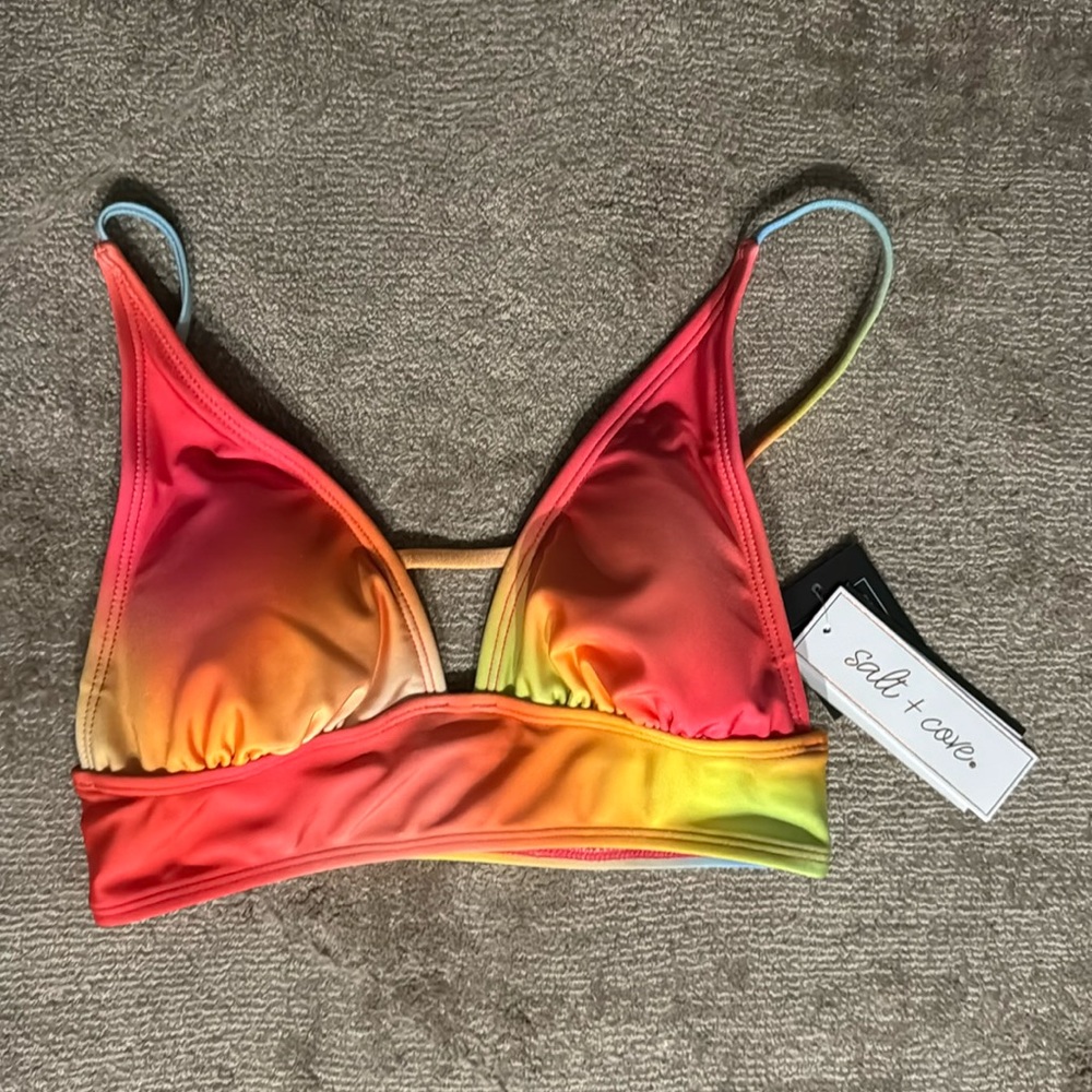 Salt + cove bikini top XS new with tag NWT